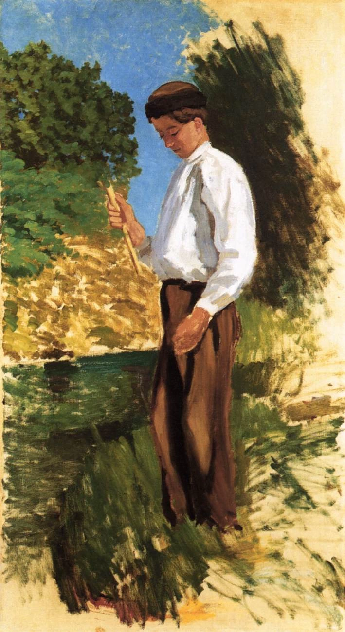 Jean-Frédéric Bazille-40-Louis Auriol Pesca